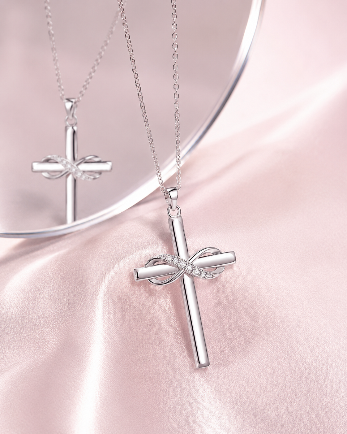 Grace Cross Sterling Silver Necklace