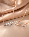 Savanna Infinity Spark Sterling Silver Necklace