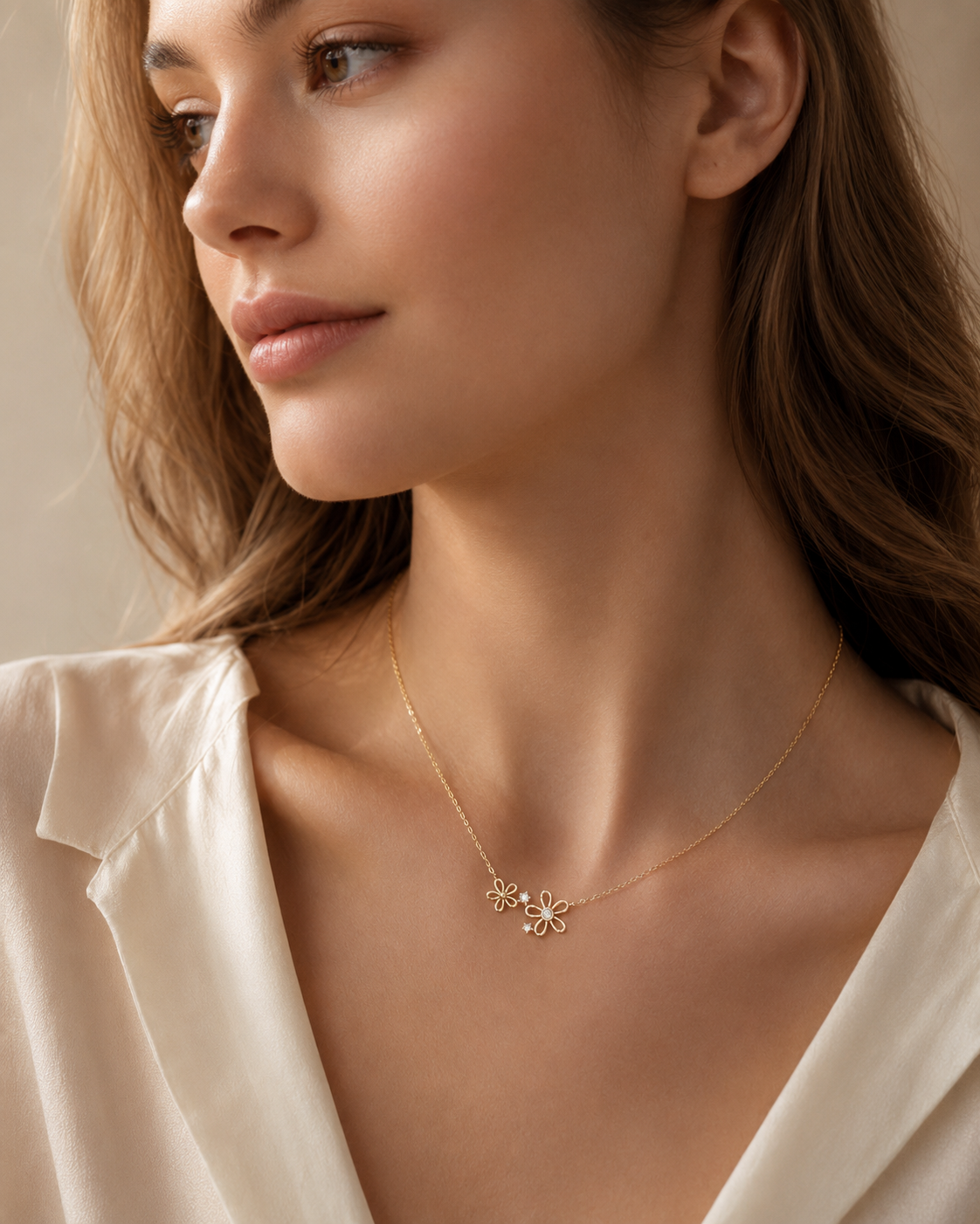Savanna Daisy Glow Necklace