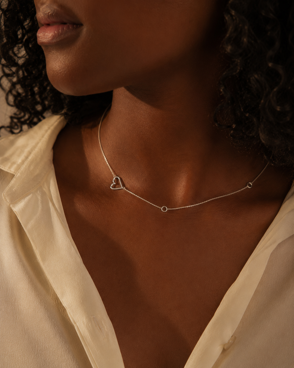 Savanna Open Heart Necklace