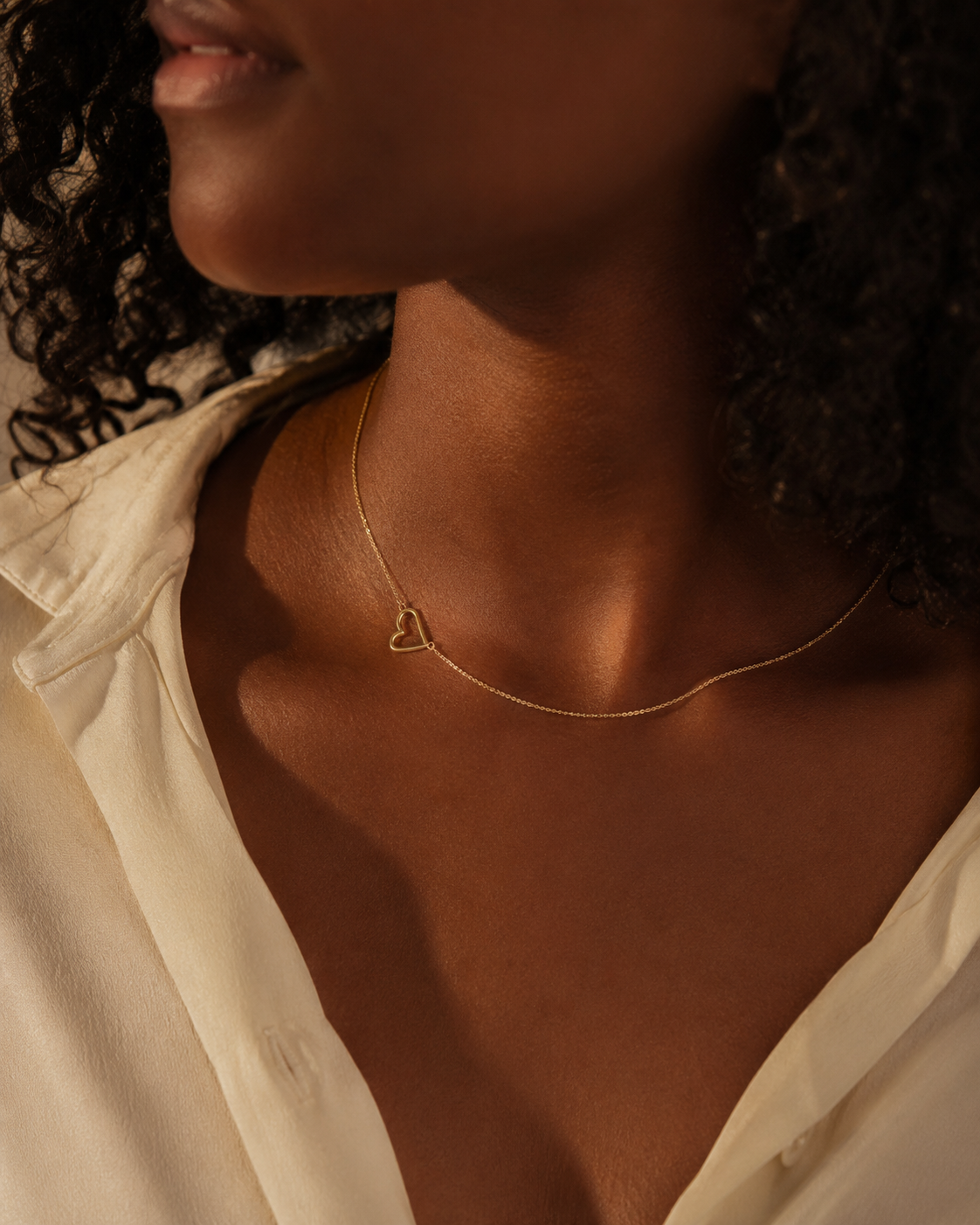 Savanna Open Heart Necklace