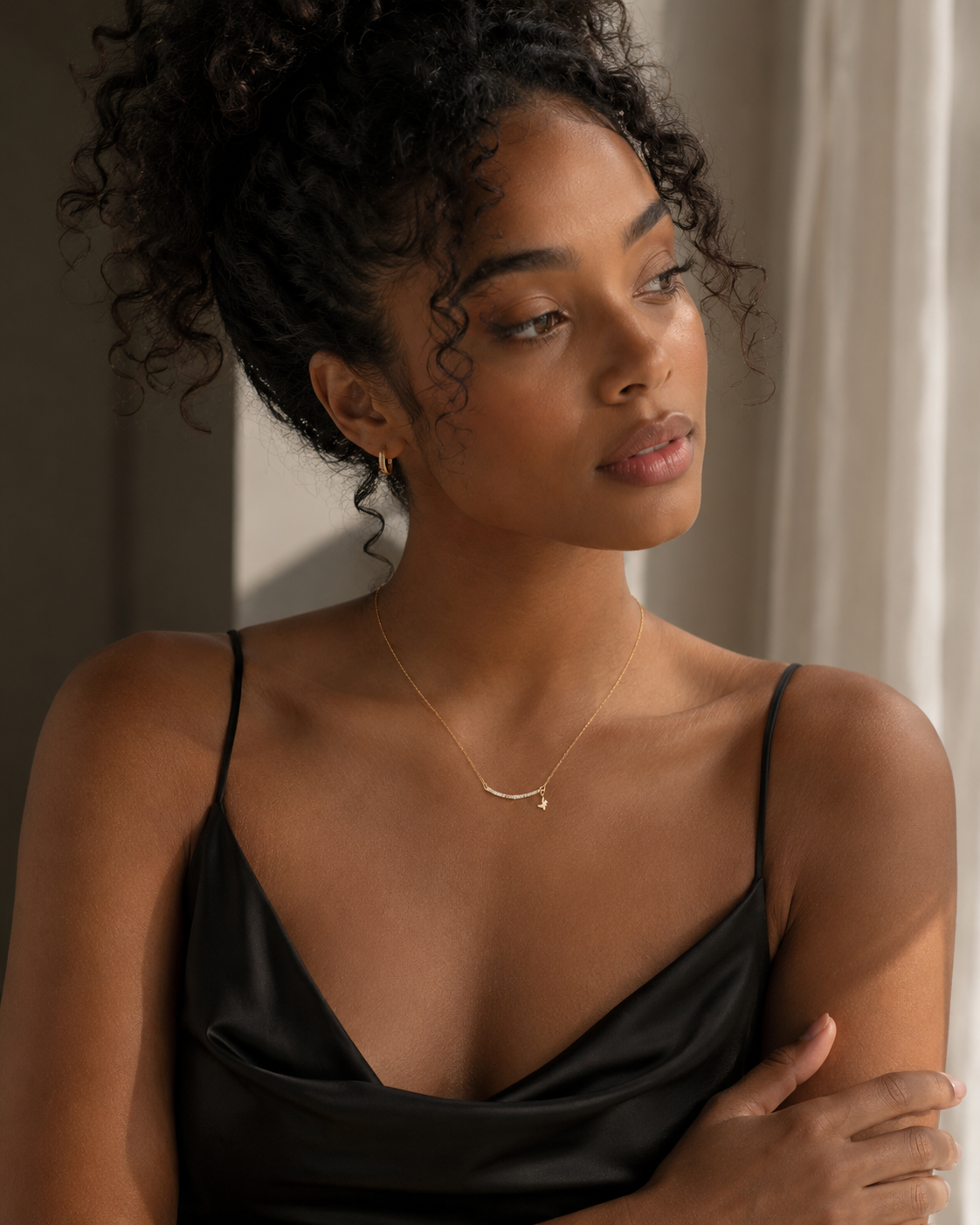 Savanna Butterfly Spark Sterling Silver Necklace