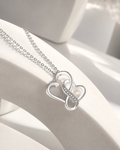 Savanna Infinite Hearts Sterling Silver Necklace