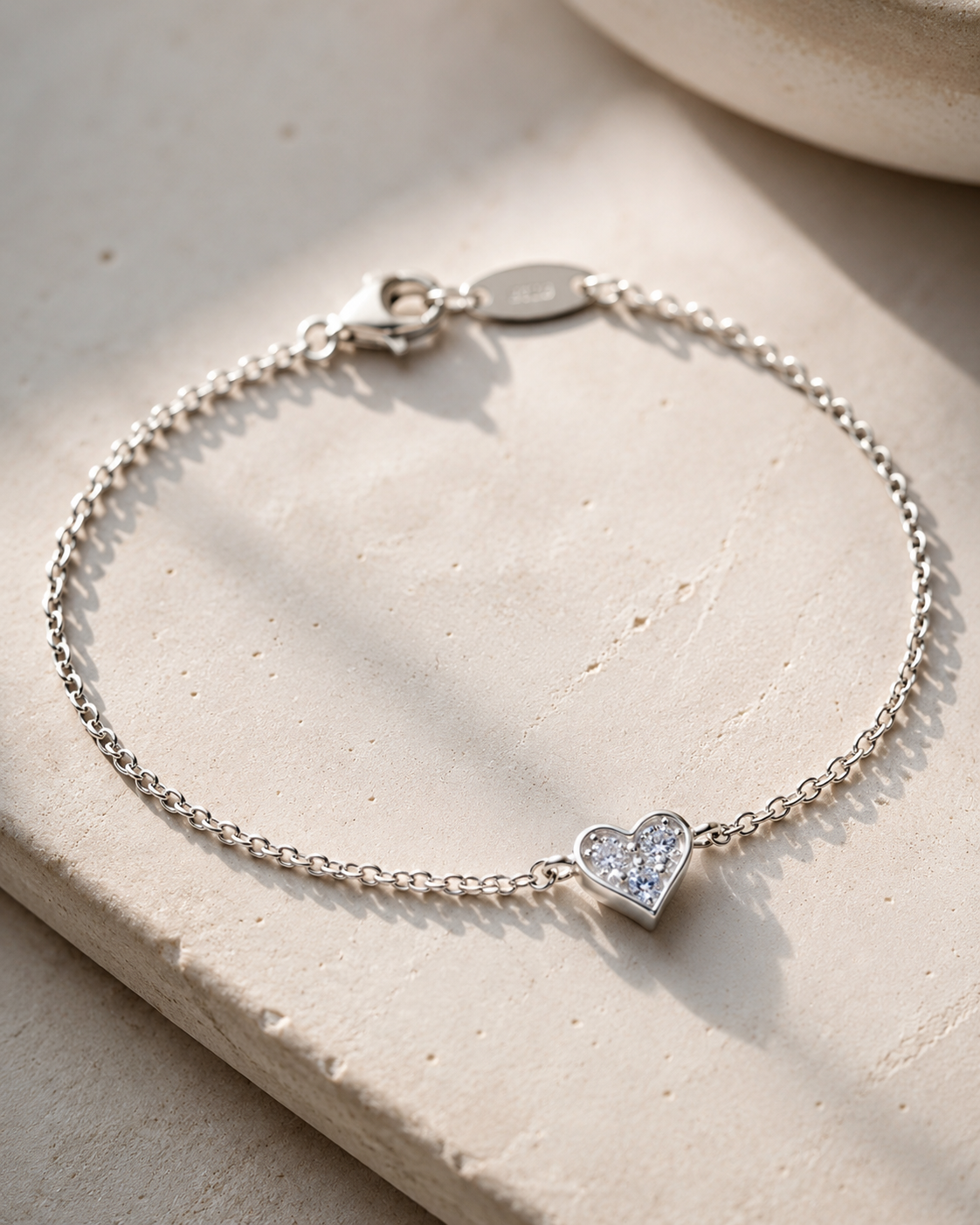 Savanna Crystal Heart Bracelet